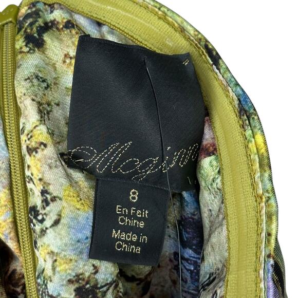 ANTHROPOLOGIE MCGINN Cooling Magma Strapless Colorful Sheath Mini Dress Size 8 - Picture 6 of 8